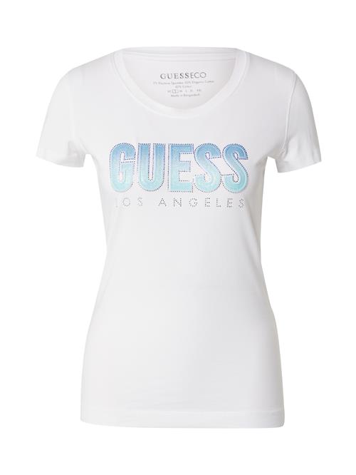 Se GUESS Shirts  lyseblå / sølv / hvid ved About You