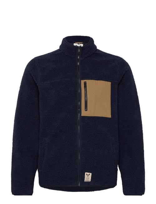 Hugh Fleece Jacket Fat Moose Navy