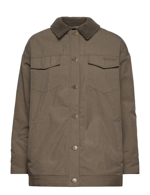 Louise Sherpa Jacket Lexington Clothing Brown