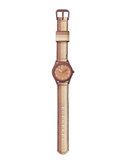 Kids Watch - Stripes - Clay Fabelab Pink