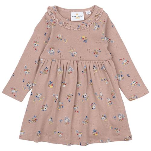 The New Siblings GOTS Nicole Pointelle Bodydress Adobe Rose 74 cm  Lyserød  74 cm  kvinde