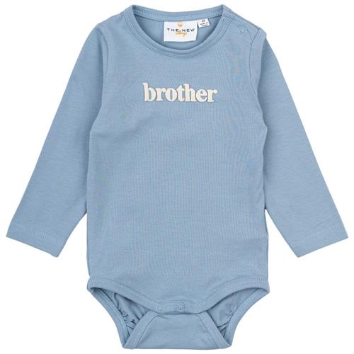 The New Siblings GOTS Nolan Body Ashley Blue 80 cm  Blå  80 cm  mand