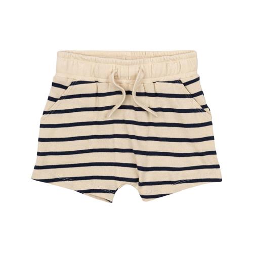 The New Siblings GOTS Nat Uni Shorts Mood Indigo Striped | Marine blå | 98 cm