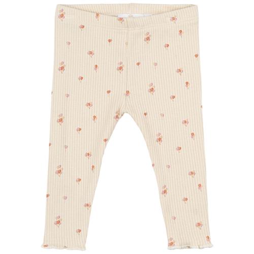 The New Siblings GOTS Noella Rib-leggings White Swan |  | 56 cm