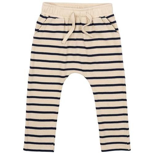 The New Siblings GOTS Nat Uni Bukser Mood Indigo Striped 110 cm  Marineblå  110 cm  Unisex