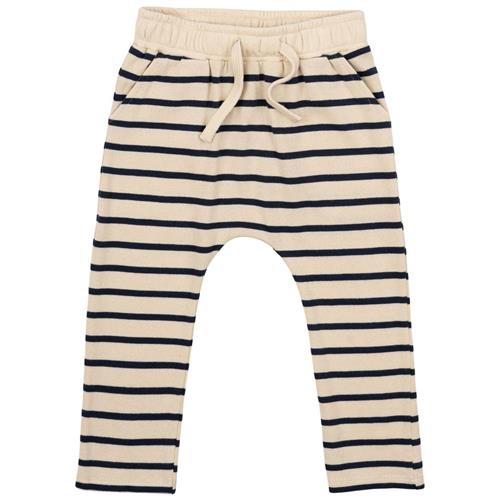 The New Siblings GOTS Nat Uni Bukser Mood Indigo Striped | Marine blå | 110 cm