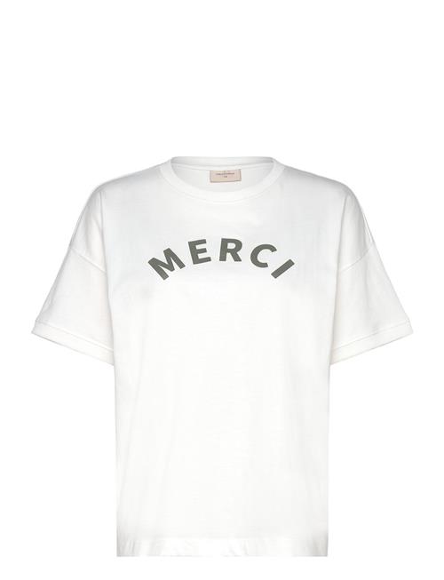 T-Shirt From Freequent In A Soft Material. The T-Shirt Has A Simple Silhouette W FREE/QUENT White