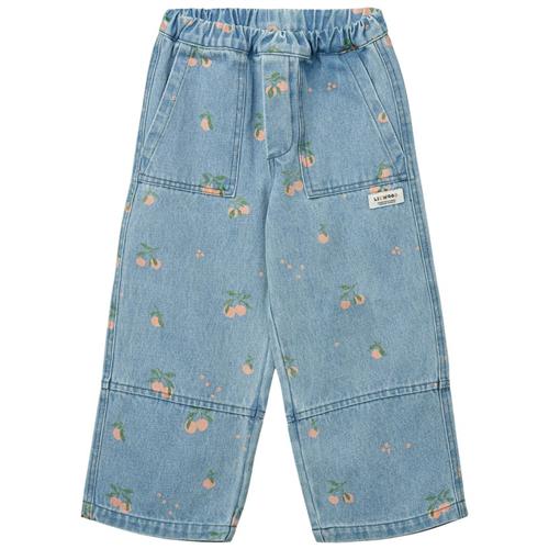 Liewood Cesar Denim-bukser Peach Light Blue Denim 104cm  Blå  104 cm  kvinde