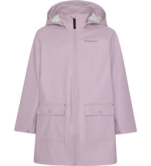 Se Didriksons Regnjakke - PU - Giga - Dusty Lilac ved KidsWorld