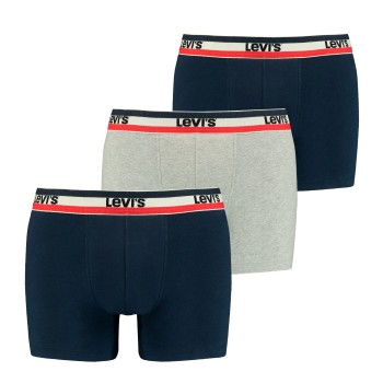 Levis 3P Logo Boxer Brief Flerfarvet bomuld Medium Herre