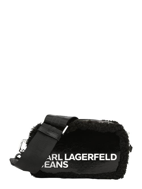 KARL LAGERFELD JEANS Skuldertaske  sort / hvid