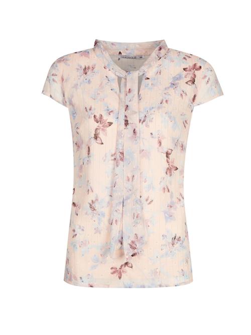 Quiosque Bluse  grå / pastelpink / rød