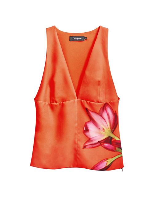 Se Desigual Bluse  grøn / orange / pink ved About You