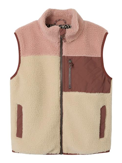 NAME IT Vest  beige / brun / pink