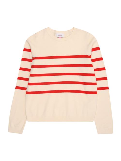 Vero Moda Girl Pullover 'VMSABA'  beige / rød