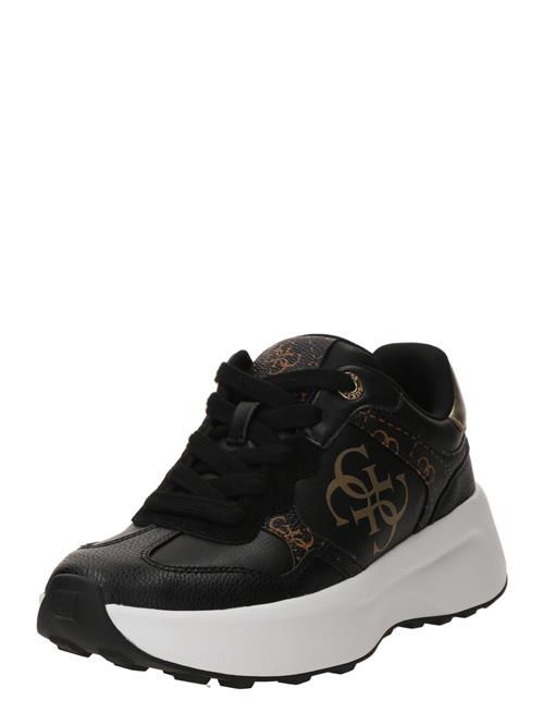 GUESS Sneaker low 'LUCKEI'  brun / sort