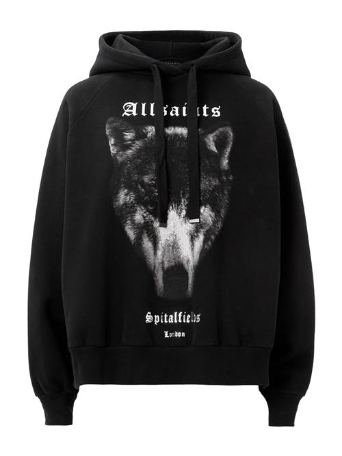 AllSaints Sweatshirt 'TALON'  lysegrå / sort / offwhite