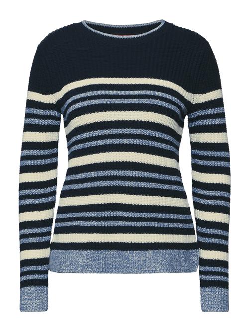 Se CECIL Pullover  navy / blå-meleret / offwhite ved About You