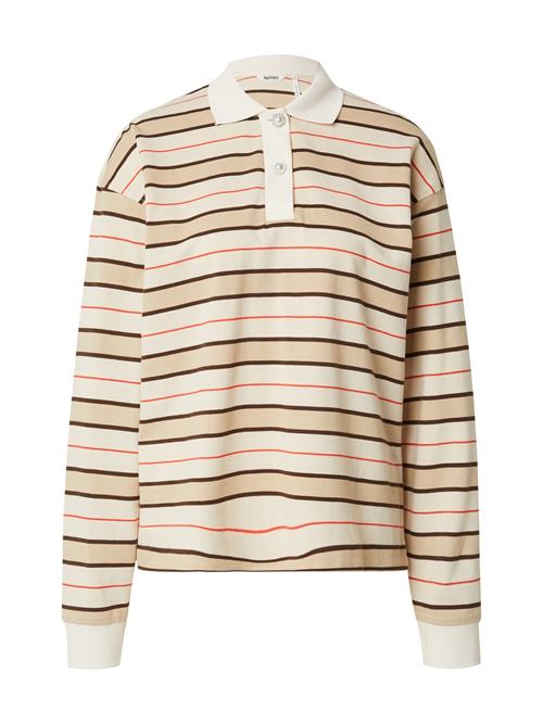 Se Monki Shirts  beige / creme / mørkebrun / lys rød ved About You