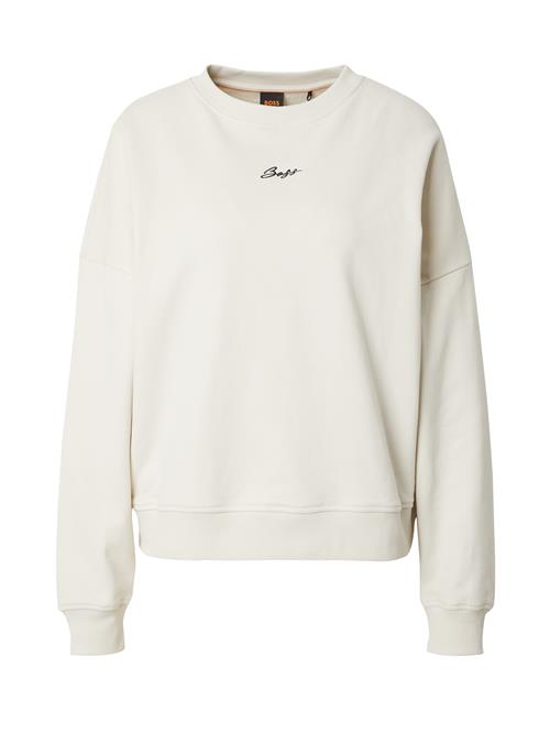 BOSS Sweatshirt 'C_Esweaty'  sort / hvid