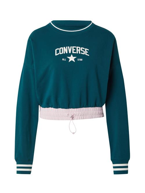 CONVERSE Sweatshirt  petroleum / lyserød / hvid