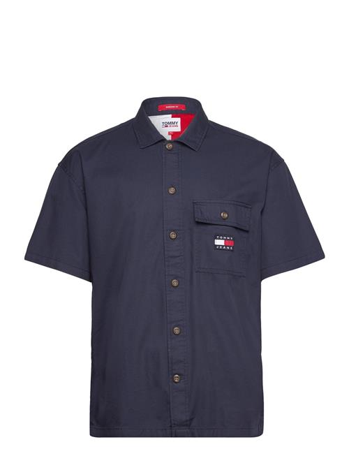 Tjm Classic Solid Ss Overshirt Tommy Jeans Navy