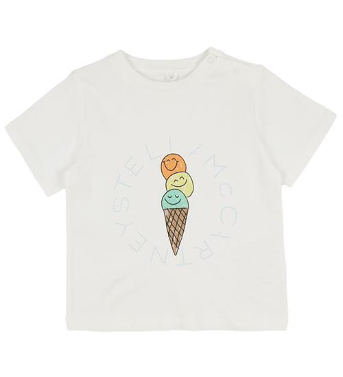 Stella McCartney Kids T-shirt - Ivory m. Isvaffel