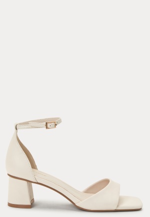 BUBBLEROOM Low Heel Sandal  Cream 41