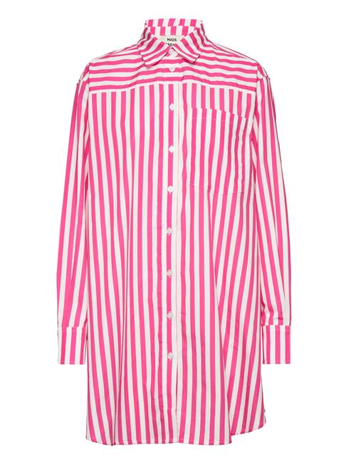 Light Poplin Nuella Shirt Aop Mads Nørgaard Pink