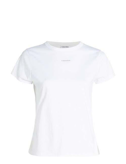 Se Nano Logo Slim T-Shirt Calvin Klein White ved Booztlet