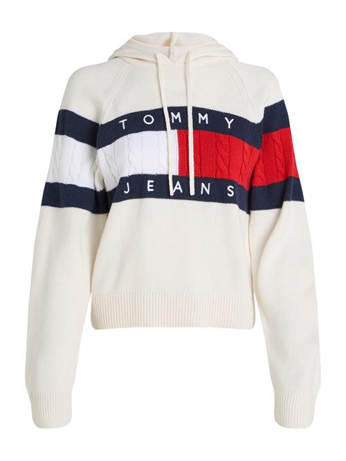 Se Tommy Jeans Pullover  navy / knaldrød / hvid / offwhite ved About You