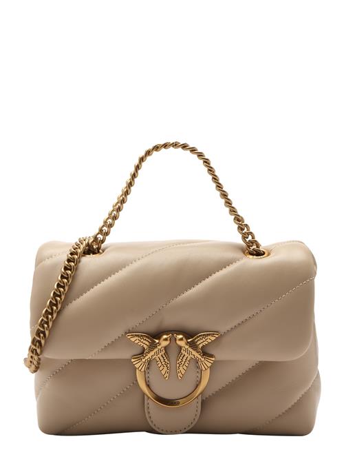 PINKO Skuldertaske 'Love'  beige