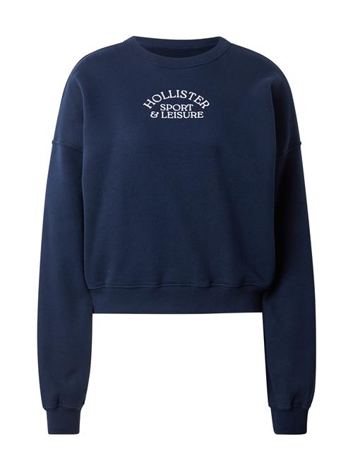 HOLLISTER Sweatshirt  navy / hvid