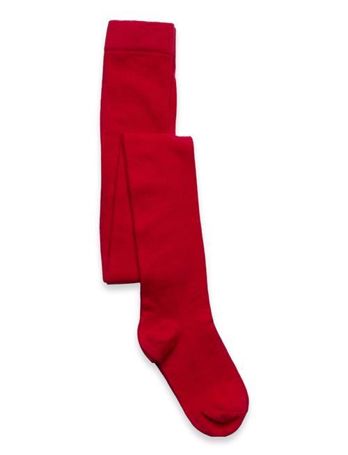 Tights Sg H Plain Knitted Lindex Red