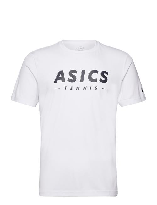 Men Court Tennis Graphic Tee Asics White