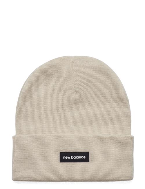 Linear Knit Cuffed Beanie New Balance Beige