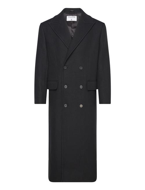 Double Breasted Wool Coat Filippa K Black