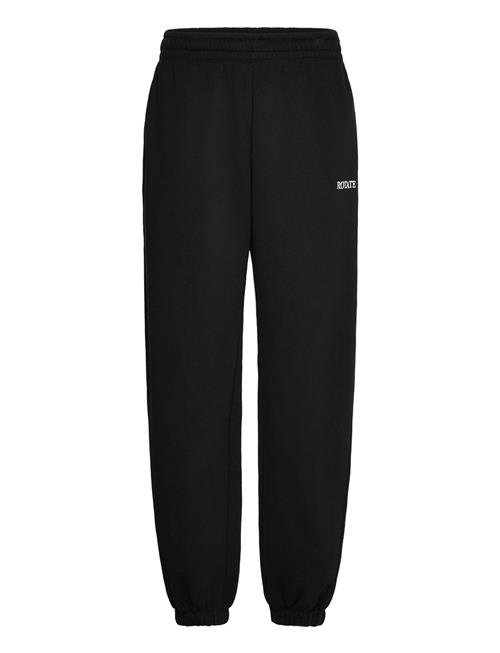 Se Sweatpants With Logo ROTATE Birger Christensen Black ved Booztlet