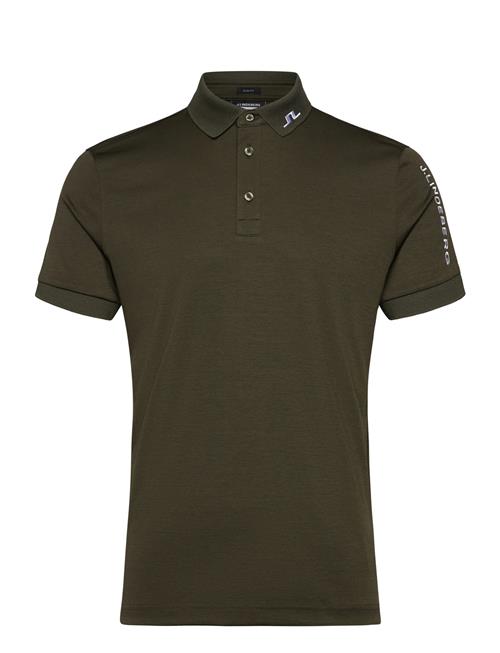 Tour Tech Slim Fit Polo J. Lindeberg Green