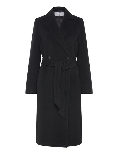 Soft Wool Belted Coat Filippa K Black