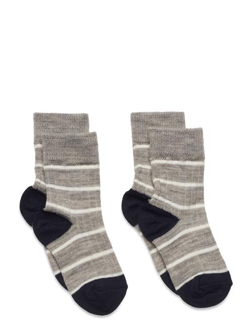 2-Pack Thin Striped Socks FUB Patterned