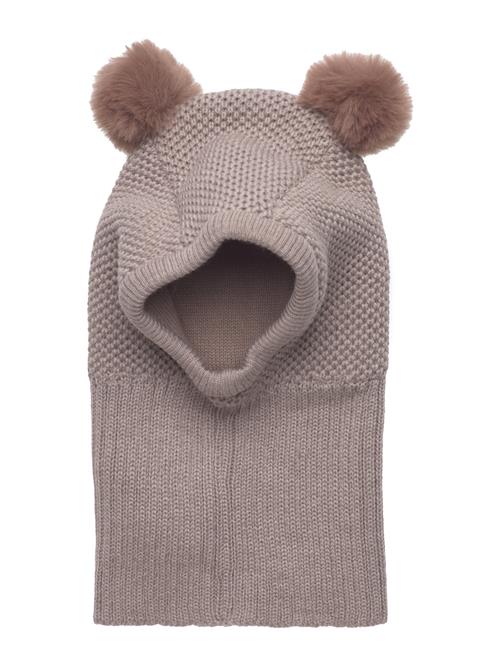 Balaclava Windstop W. Pompoms Huttelihut Beige