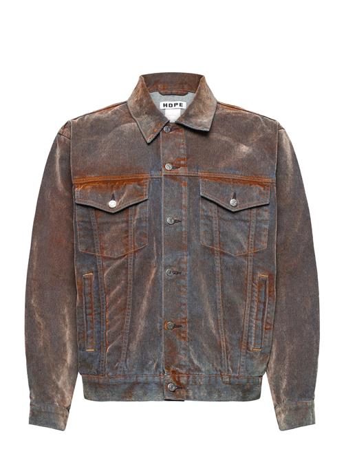 Bold Denim Jacket Hope Brown