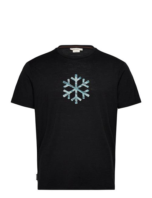 M Mer 150 Tech Lite Ss Tee Pow Icebreaker Black