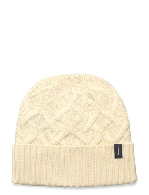 U Mer Cable Knit Beanie Icebreaker Beige