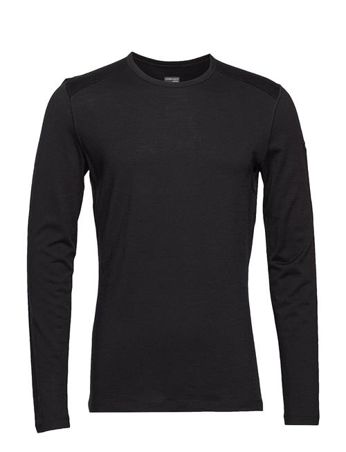 Men Merino 200 Oasis Ls Crewe Icebreaker Black