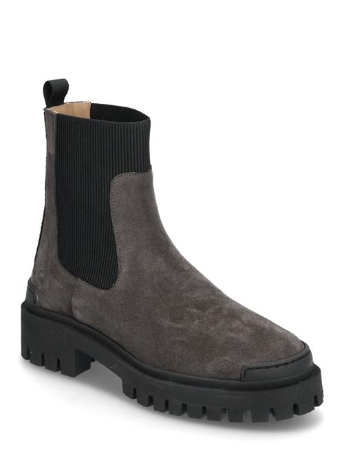 Se Booties - Flat - With Elastic ANGULUS Brown ved Booztlet