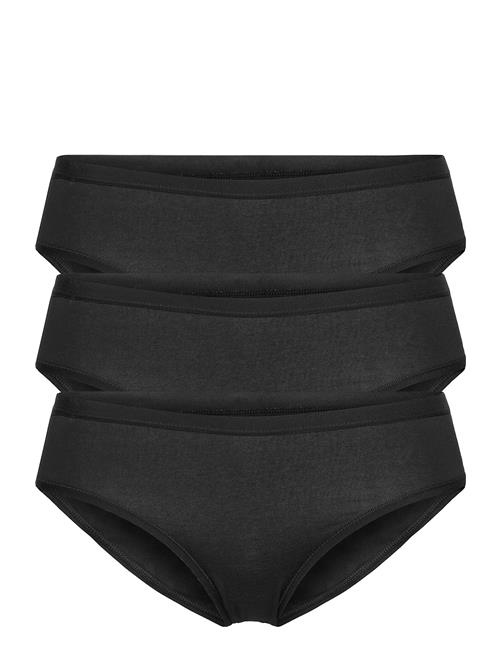 Brief 3 Pack Carin Bikini Reg Lindex Black