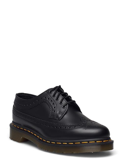 3989 Ys Black Smooth Dr. Martens Black