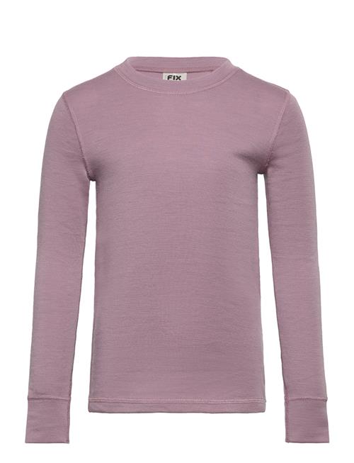 Top Merino Wool Solid Lindex Purple